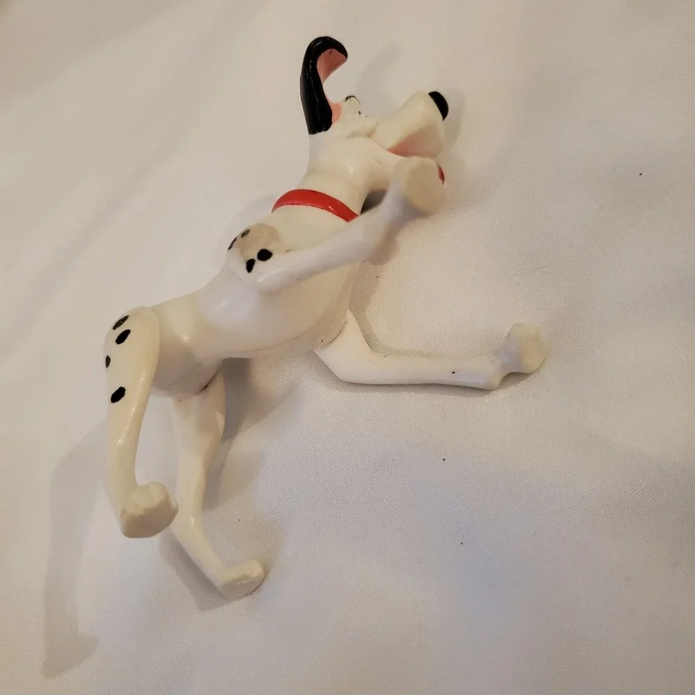 Vintage  90's Disney 101 Dalmatians Pongo Figure‎ Poseable Dog Collectible Toy